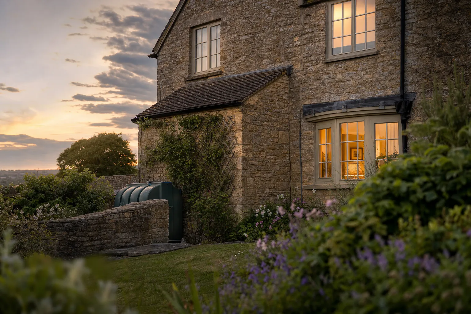 A Lincolnshire village home with oil-fired heating